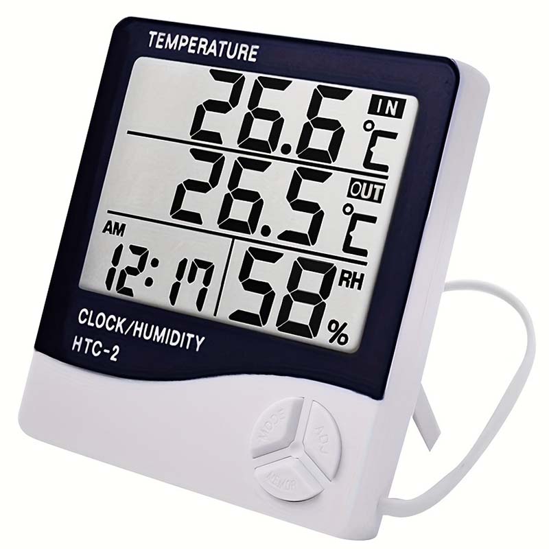Home Automation Industry - Termómetro Digital LCD, higrómetro para interiores,