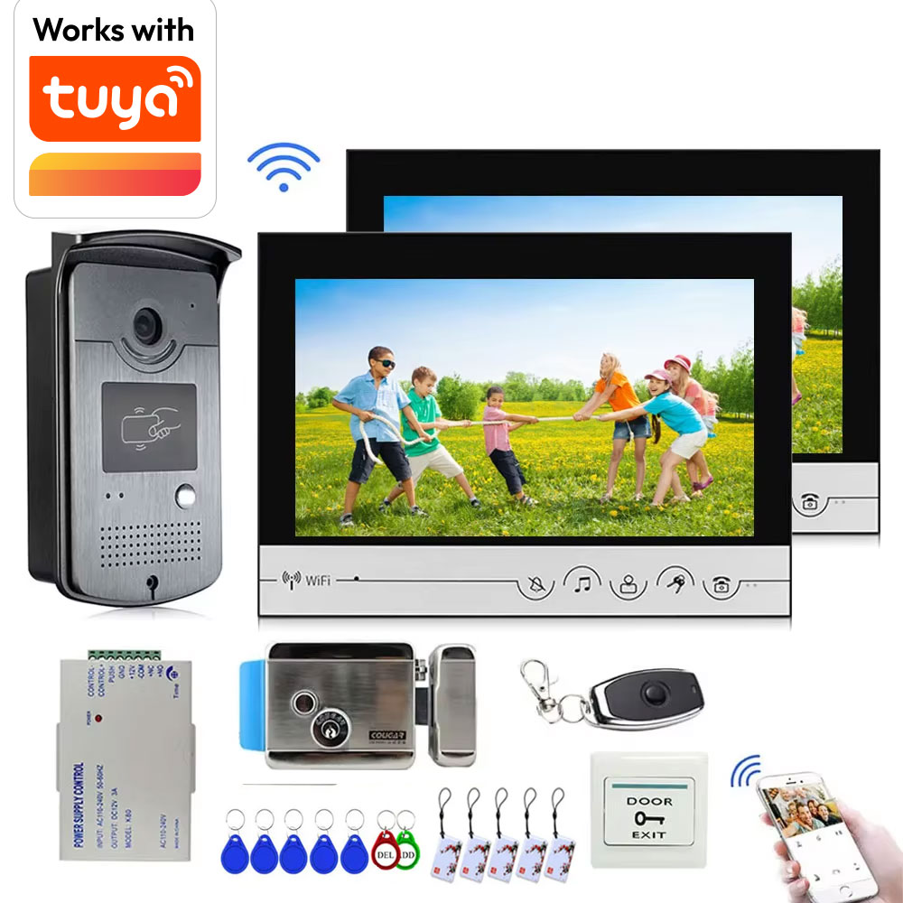 Smart Doorbell Wired - Tuya-sistema de Control de acceso con