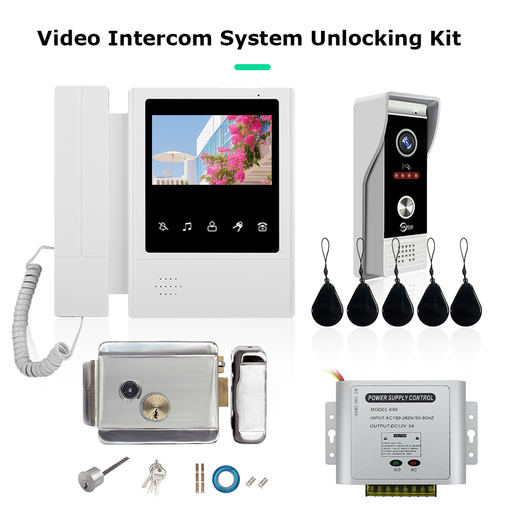 Smart Doorbell Wired - Sistema de intercomunicación de vídeo LCD