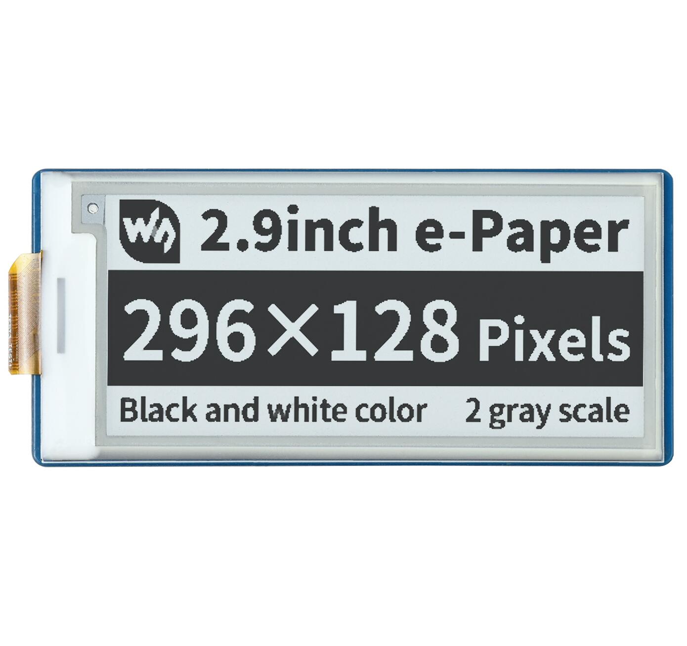 Display Epaper 2.9 - Módulo de Pantalla de Tinta Electrónica
