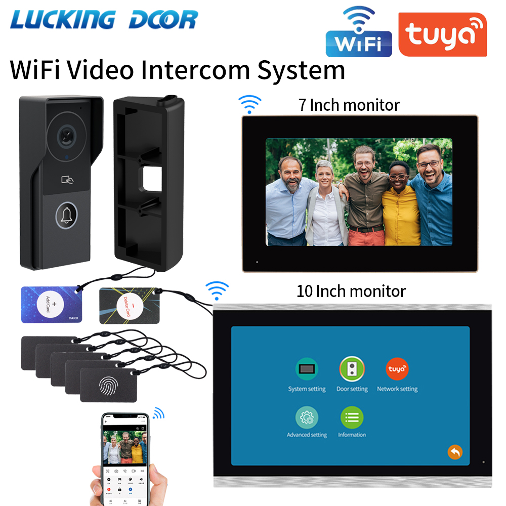 Smart Doorbell Wired - Videoportero de 7/10 pulgadas, timbre de