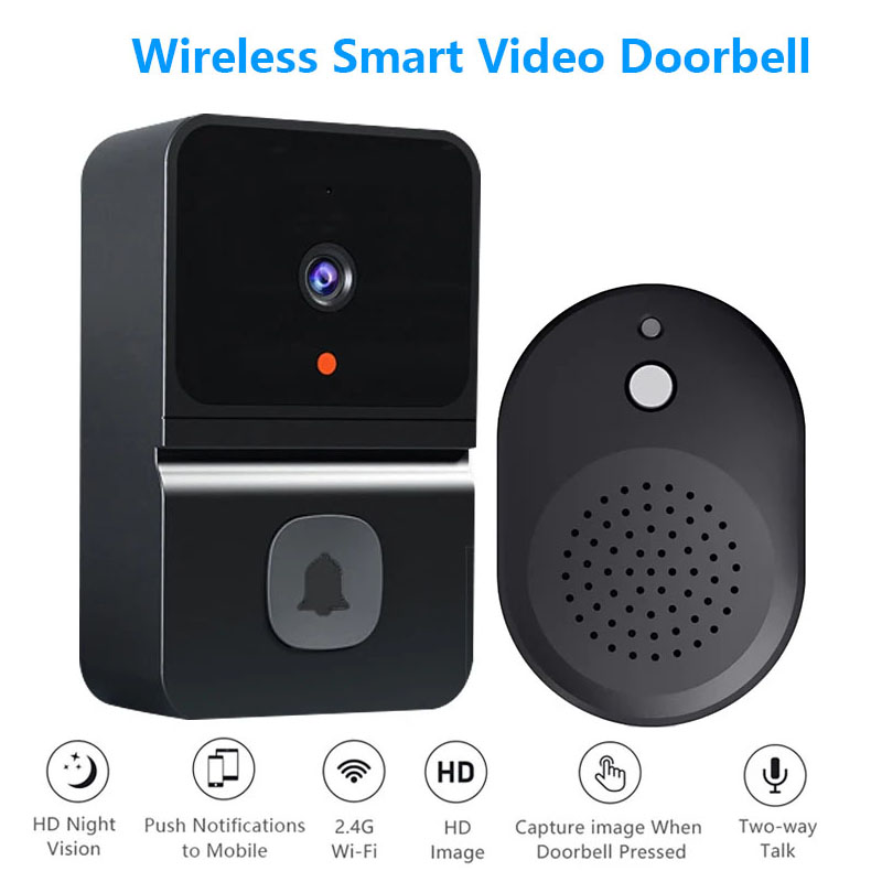 Smart Doorbell Wired - Timbre Inteligente Inalámbrico con Cámara, Intercomunicador