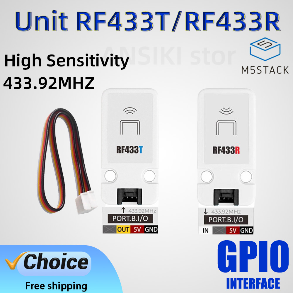 Home Automation Tutorial - Kit de Sistema IoT M5Stack RF433T/RF433R,