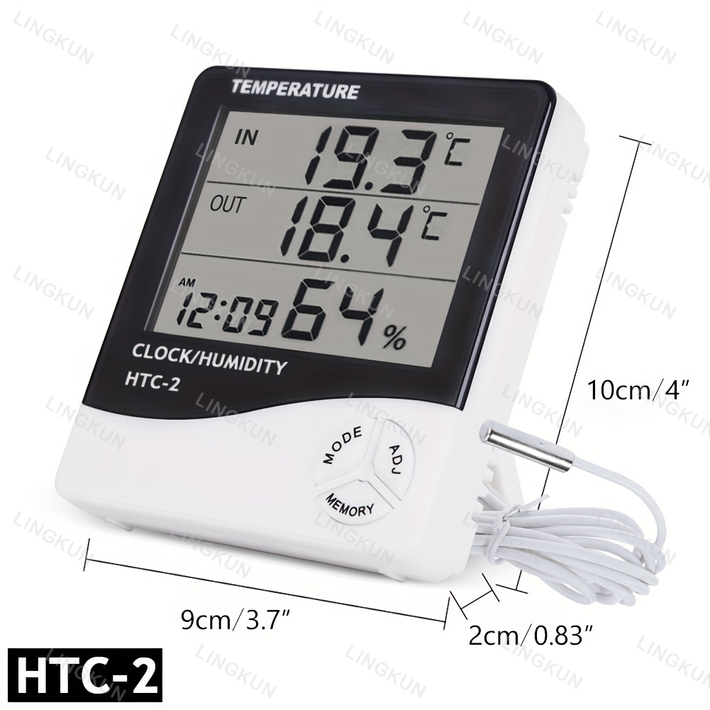 Termómetro Digital LCD, higróm - Home Automation Industry reseña y precio