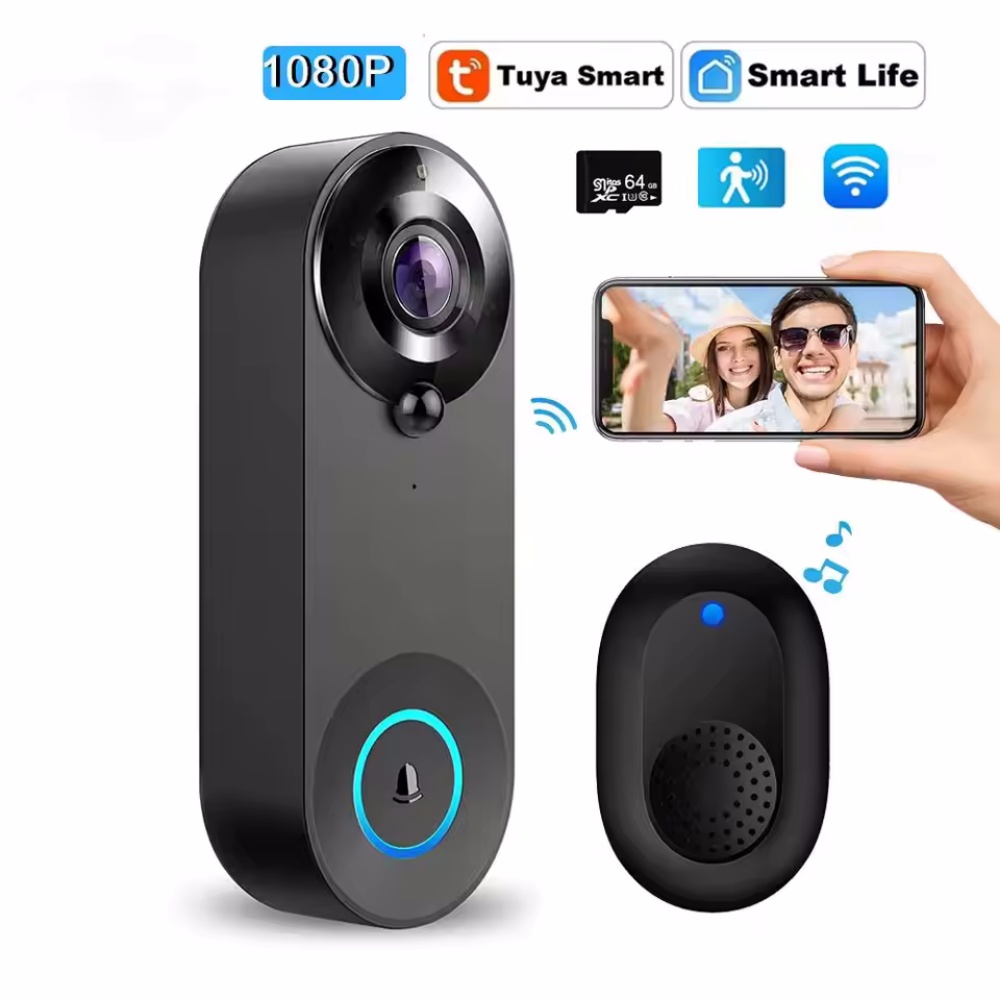 Tuya 1080P timbre inalámbrico  - Smart Doorbell Wired reseña y precio