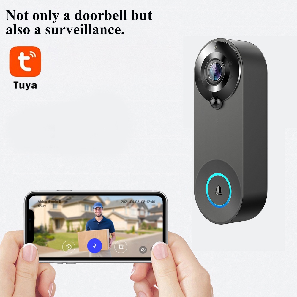 Tuya 1080P timbre inalámbrico  - Smart Doorbell Wired reseña y precio
