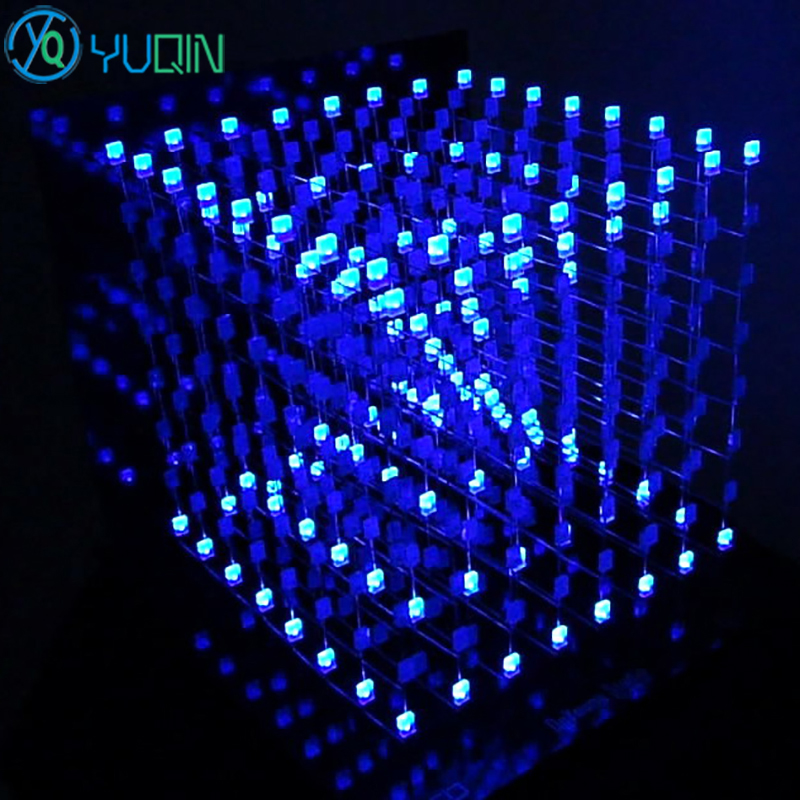 Kit de cubo LED 3D8 DIY 8x8x8  - Rgb Led Matrix 8X8 reseña y precio