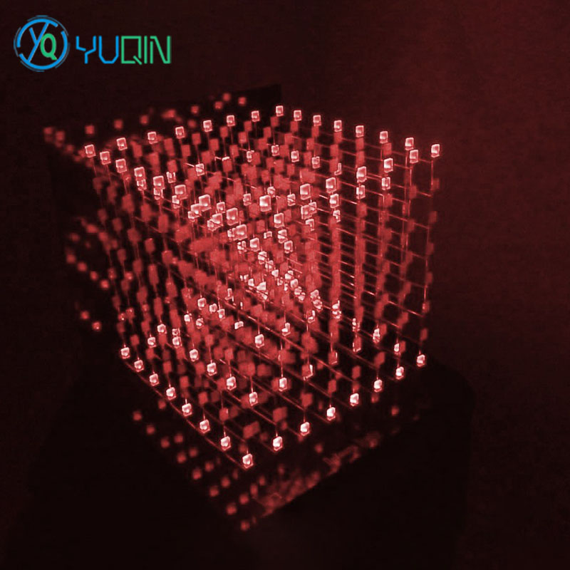 Kit de cubo LED 3D8 DIY 8x8x8  - Rgb Led Matrix 8X8 reseña y precio