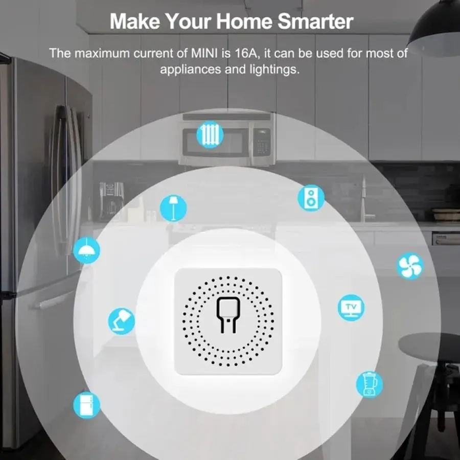 Mini Relé Inteligente RF433MHz - Home Automation Systems Diy reseña y precio