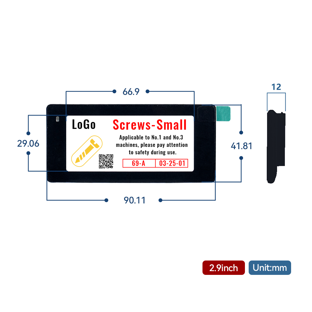 Epaper Esl Etiqueta de precio  - Display Epaper 2.9 reseña y precio