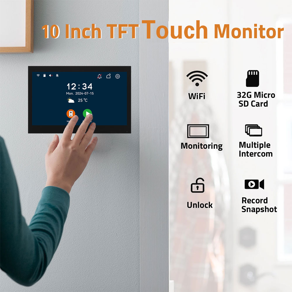 Tuya 1080P 5G Wifi, 2 monitore - Smart Doorbell Wired reseña y precio