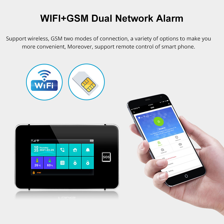 KERUI Tuya Panel de alarma DIY - Home Automation Diy Kit reseña y precio