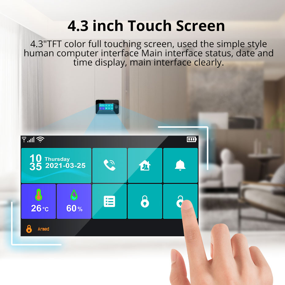 KERUI Tuya Panel de alarma DIY - Home Automation Diy Kit reseña y precio