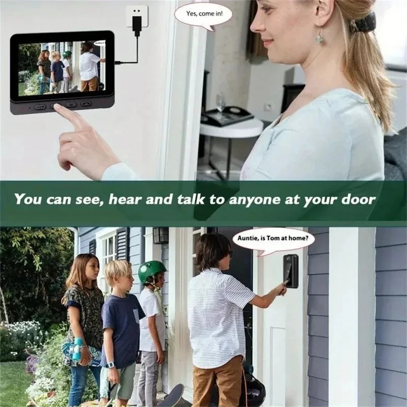 Timbre Inteligente M8 con Visi - Smart Doorbell Wired reseña y precio