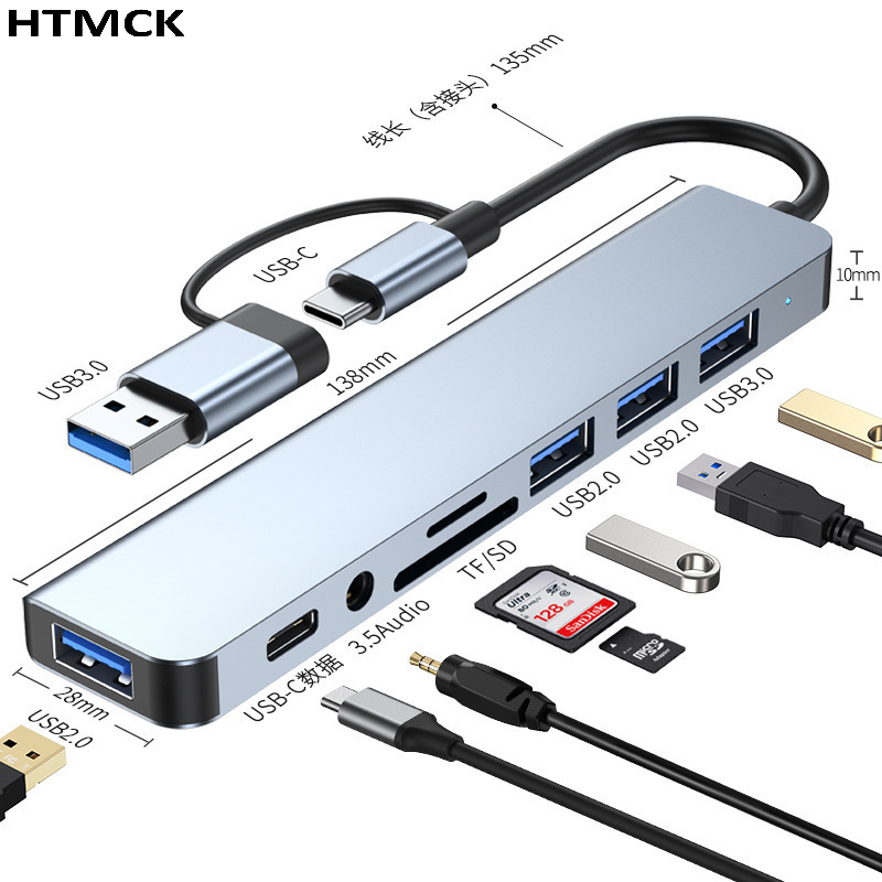 Hub USB C 8 en 2, Estación de  - Home Assistant Sd reseña y precio