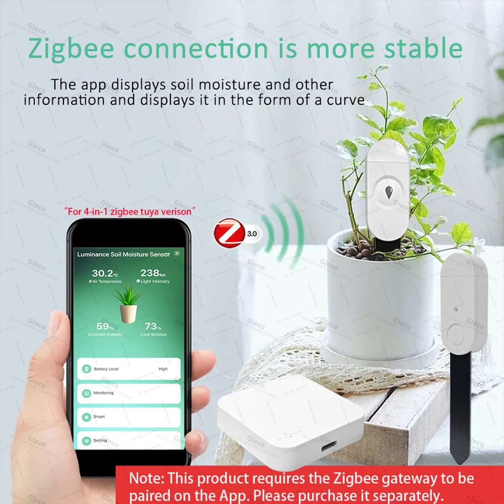 Sensor de humedad del suelo Zi - Home Automation Ideas reseña y precio