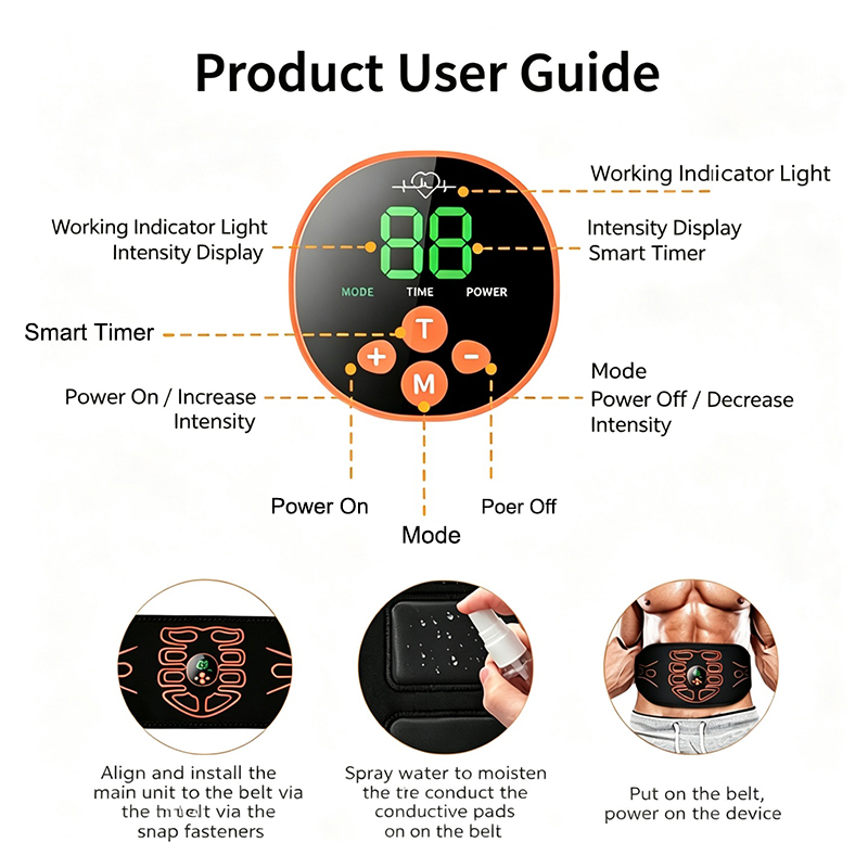 Cinturón Tonificador Abdominal - Home Automation Industry reseña y precio