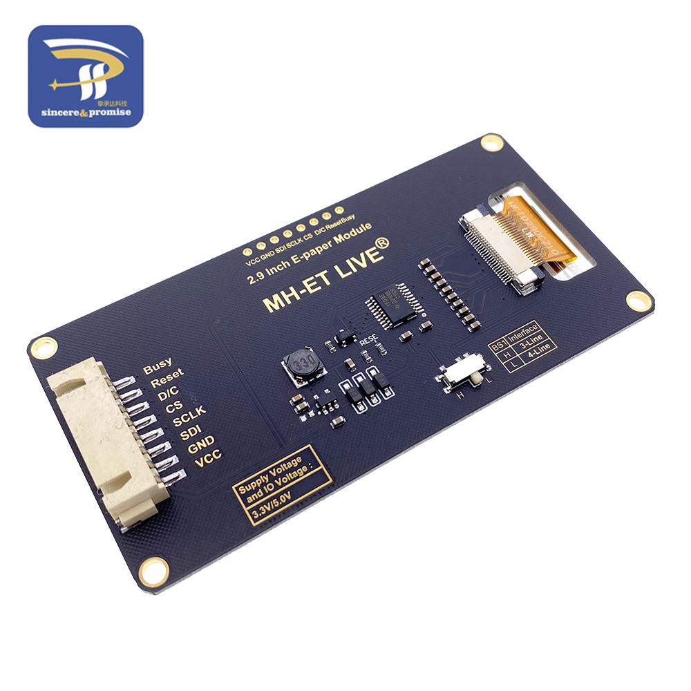 Módulo Epaper de papel electró - Display Epaper 2.9 reseña y precio