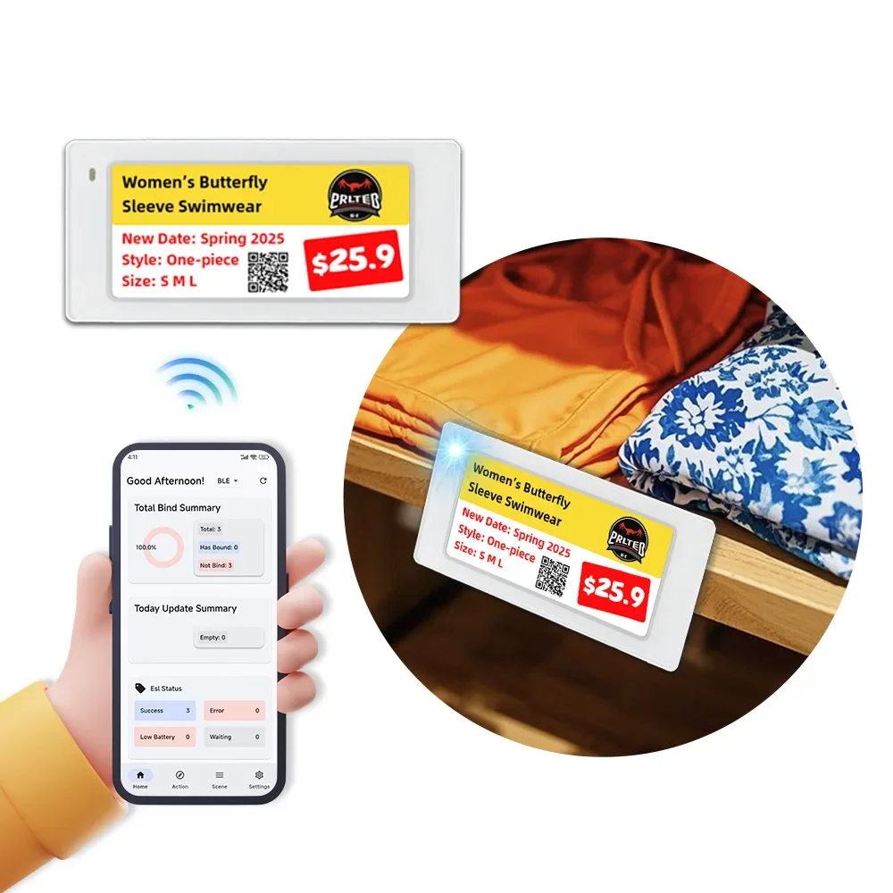 Etiqueta de precio Digital ESL - Display Epaper 2.9 reseña y precio
