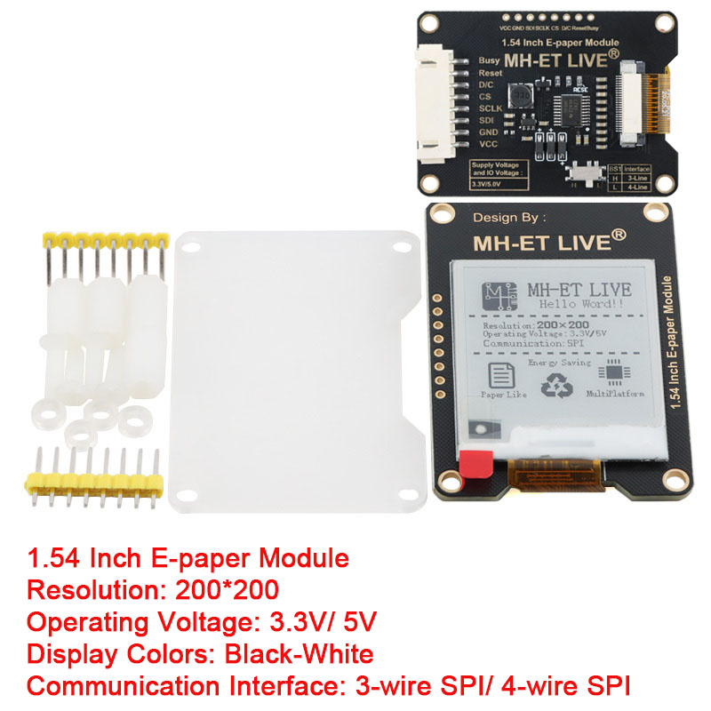 Módulo de Pantalla E-Paper/E-I - Display Epaper 2.9 reseña y precio
